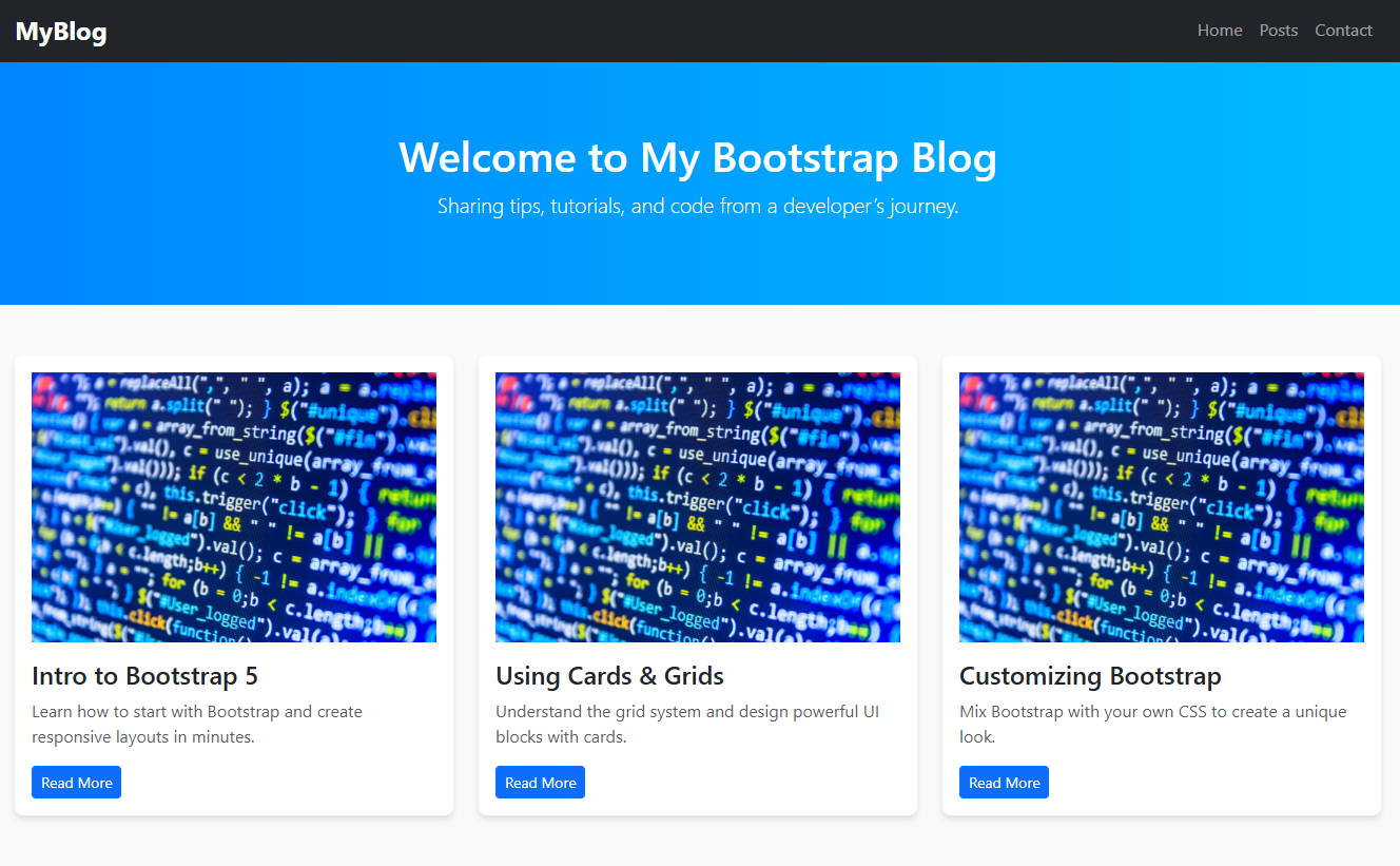 Blog Page