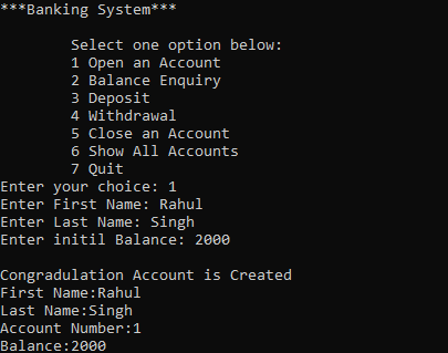 Banking System App