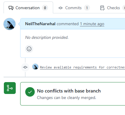Merging Branches Screenshot