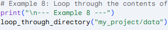 Looping Through Python Dictionary