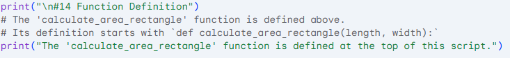 Function definition