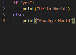 if else example