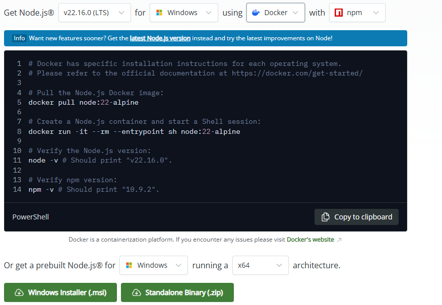 Download Node.js