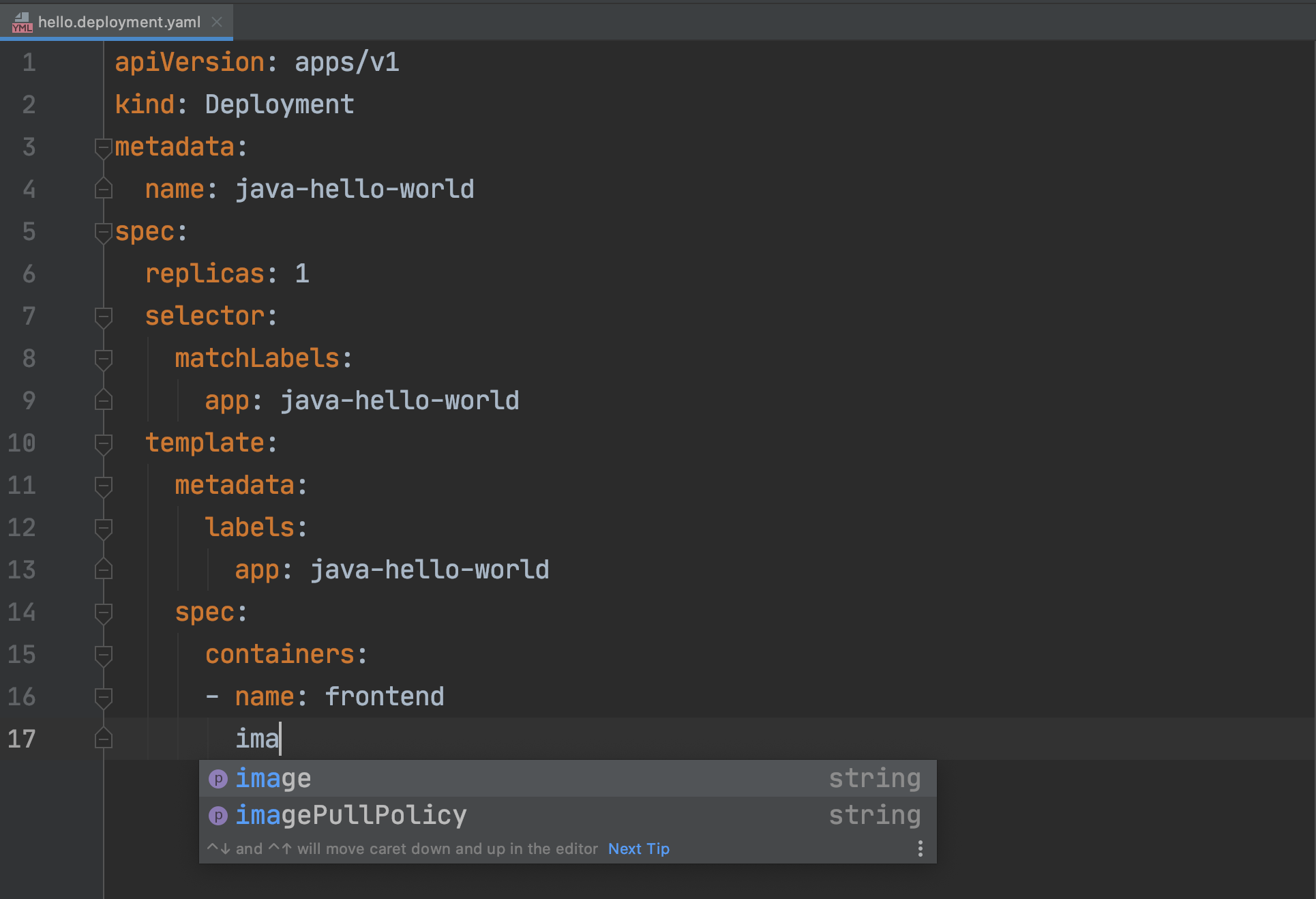 Project 2 - Kubernetes YAML Editor